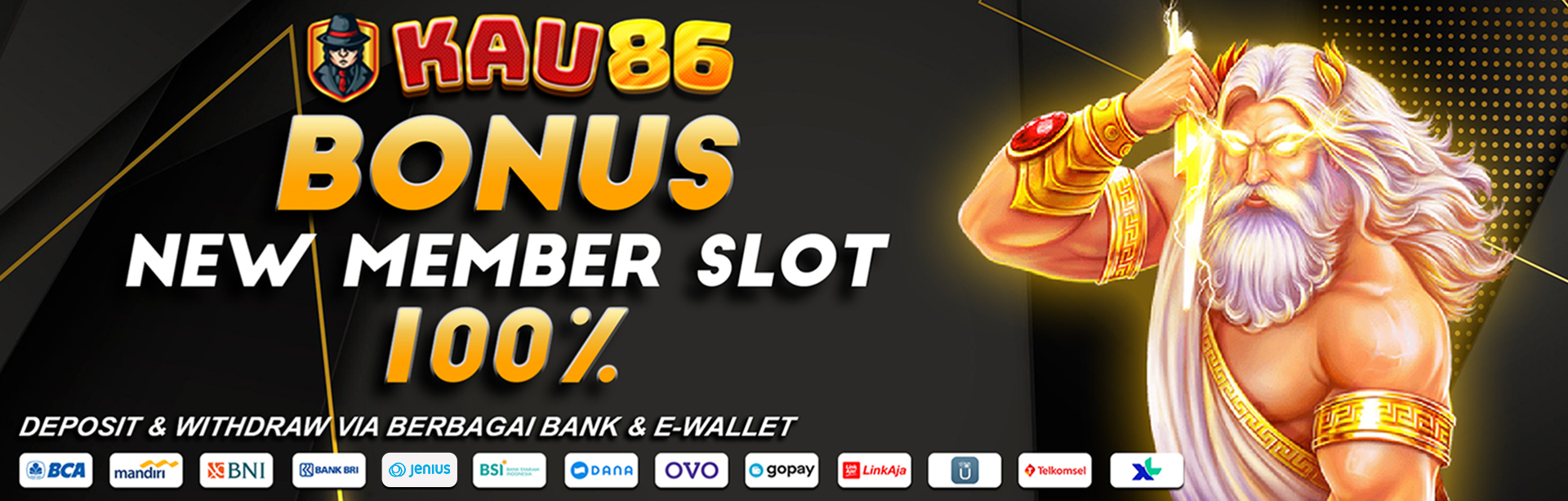 KAU86 BONUS NEW MEMBER SLOT 