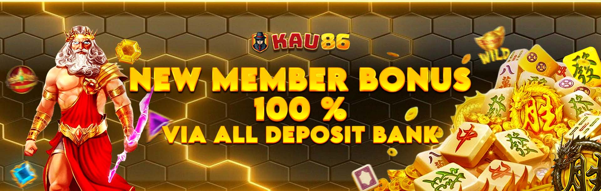 KAU86 BONUS NEW MEMBER SLOT 